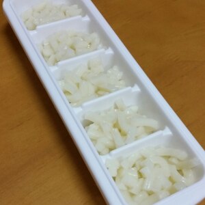 【離乳食中期】くたくたうどんの冷凍ストック。